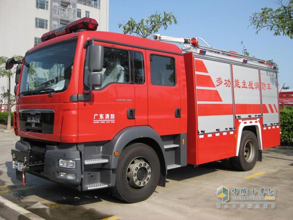 德國(guó)MAN TGM 18.340 4X2 BB 底盤(pán)(城市主戰(zhàn)消防車底盤(pán))